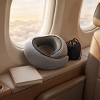 Oreiller de voyage ergonomique Posturly – en situation