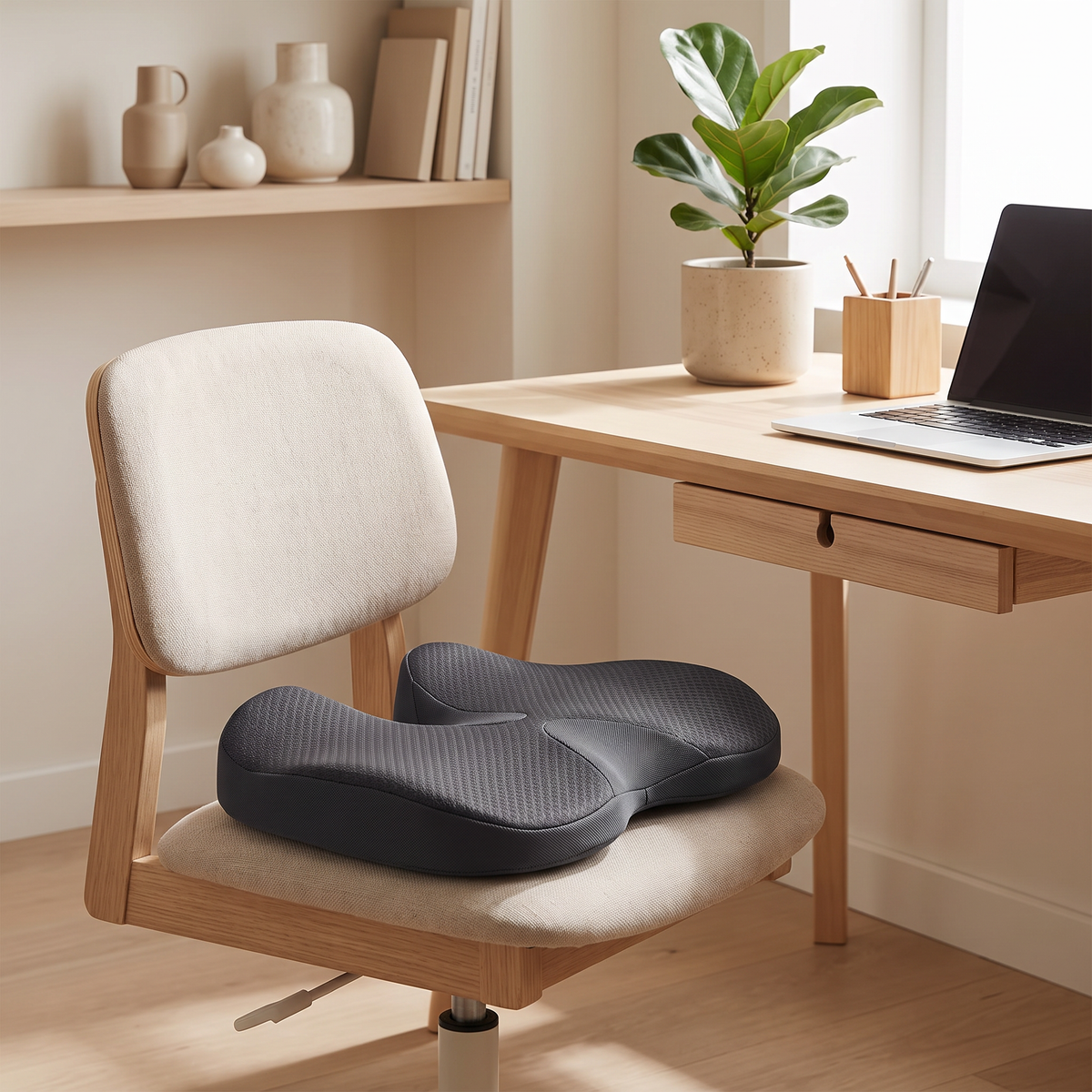 Coussin d'assise ergonomique en U Posturly – en situation