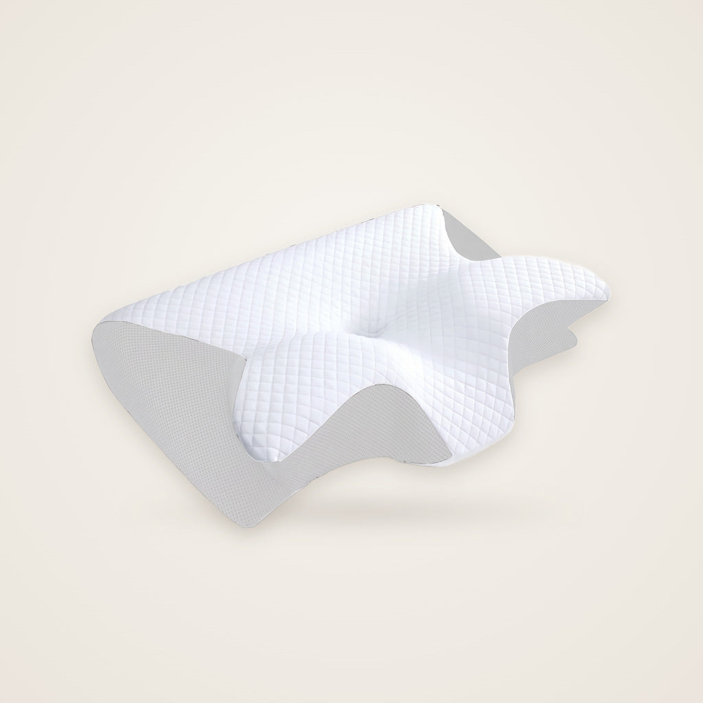 Oreiller papillon réversible Posturly – photo studio