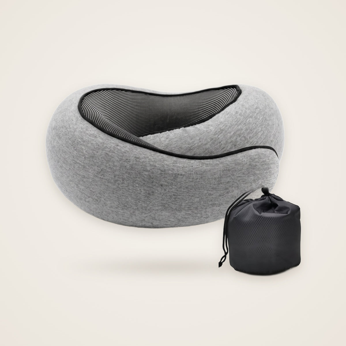 Oreiller de voyage ergonomique Posturly – photo studio