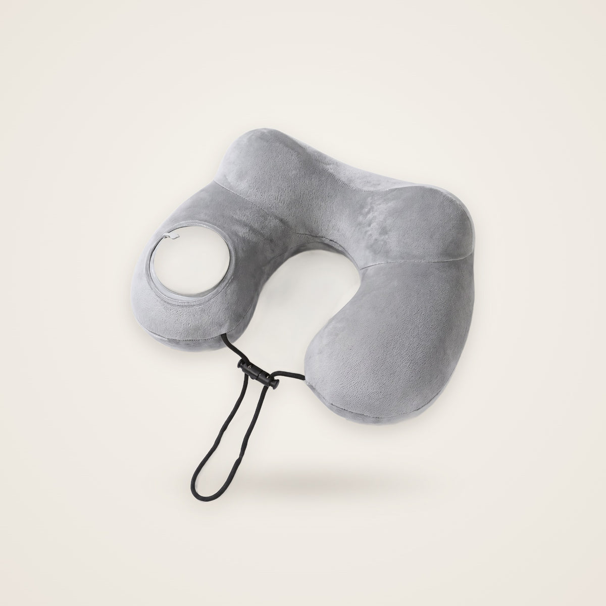 Oreiller de voyage gonflable compact Posturly – photo studio